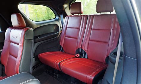 Third-row booster, grade A Our high-back booster seat also fit well in the Durangos third row, and here, too, the seat belt buckles are on stable bases. . Dodge durango 3rd row